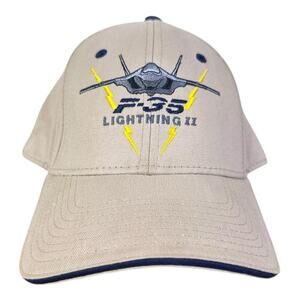 F-35 Lightning II Cap Hat Strapback Stealth Fighter Jet Aircraft Embroidered